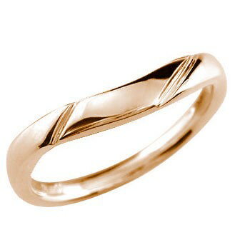 18金 リング ゴールド メンズ ピンクゴールドk18 指輪 ピンキーリング ストレート 人気 男性 18k シンプル ファッションリング 普段使い