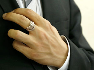 ハワイアンジュエリー プラチナ リング メンズ 蛇 スネーク 普段使い ハワイアン ダイヤモンド ダイヤ 指輪 人気 男性 シンプル ファッションリング スタンダード プレゼント ギフト