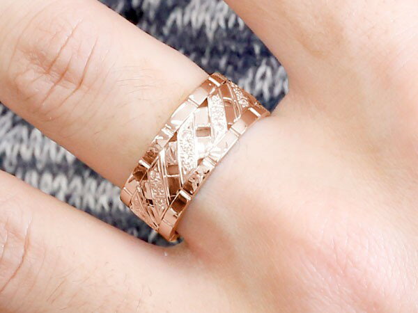 再再販 18金 リング メンズ ダイヤモンド ピンクゴールドk18 ピンキーリング 18k 指輪 4月誕生石 ダイヤ の 格安 Www Forex Ntu Edu Tw