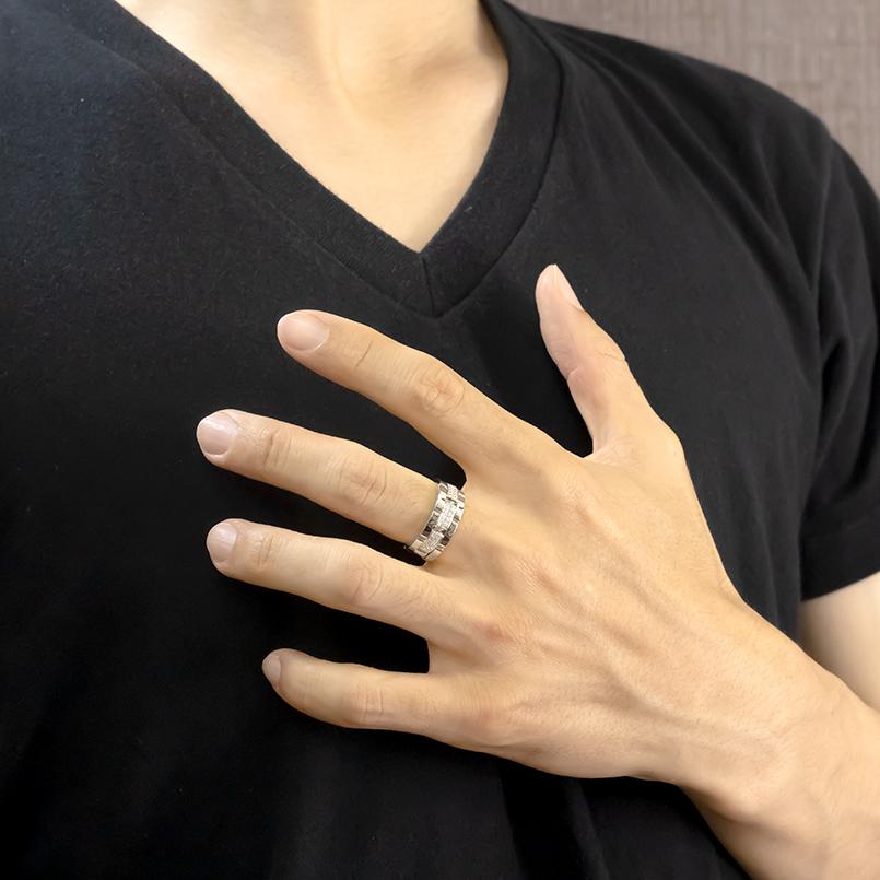 プラチナ リング メンズ ダイヤモンド 指輪 ダイヤ 0.30ct 太め 幅広 ピンキーリング バンド pt900 シンプル 人気 男性 ジュエリー ギフト 誕生日 プレゼント 記念日 贈り物 普段使い 大きい