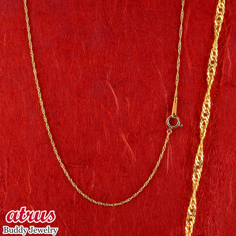 24金 純金 ネックレス チェーン 45cm 造幣局検定刻印付 チェーンのみ 男女兼用 K24 金属アレルギー 安心 スクリュー チェーンだけ 地金 ゴールド 細身 華奢 ユニセックス ジュエリー ギフト対応