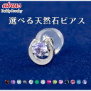 ピアス メンズ 片耳 純 プラチナ 馬蹄 選べる天然石 スタッドピアス ホースシュー pt999 pt900 天然石 蹄鉄 バテイ 宝石 送料無料 メンズピアス...