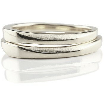 ペアリング カップル 2個セット 結婚指輪 マリッジリング 地金リング つや消し シルバーリング シンプル ストレート 男性 送料無料 人気 ウェディング プレ...