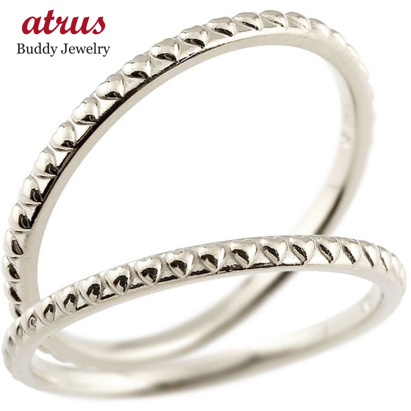 結婚指輪 プラチナ ペアリング カップル マリッジリング ハードプラチナ950 リング pt950 華奢 細い ハート アンティーク調 スイートペアリィー 人気...