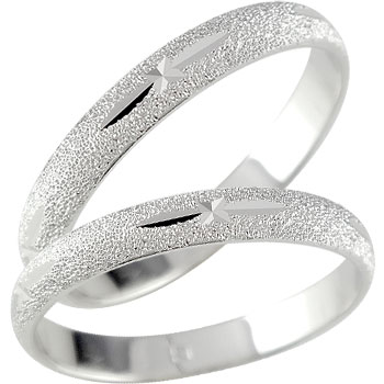 ペアリング プラチナ 結婚指輪 マリッジリング カップル 2個セット リング ペア ぺアセット 人気 カットリング ダイヤモンドカット ダイヤ ウェディング 結...