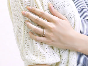 ハワイアンジュエリー 結婚指輪 マリッジリング ハードプラチナ950 ペアリング カップル ハート ミル打ち 地金リング pt950 トラスリング 3本セット ユニセックス 男女兼用 プレゼント 人気