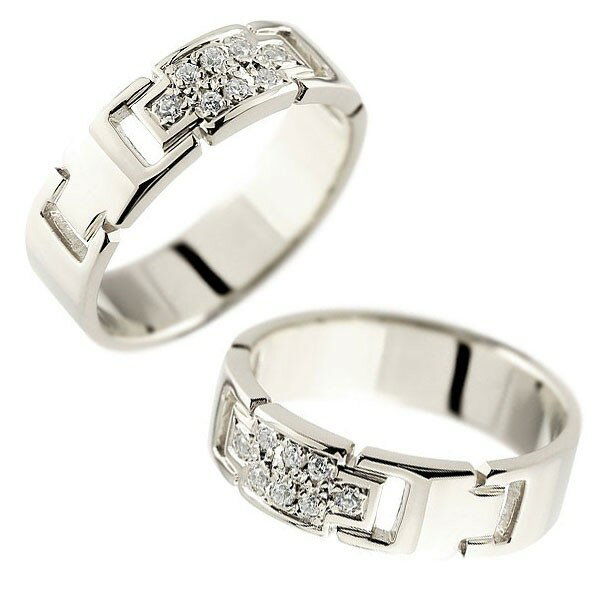 プラチナペアリング カップル 2個セット 結婚指輪 マリッジ
