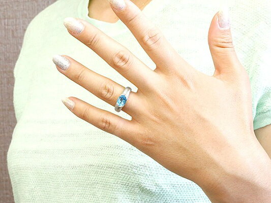 ペアリングホワイトゴールドk10大粒一粒ブルートパーズリング結婚指輪マリッジリング10金指輪プレゼント女性送料無料