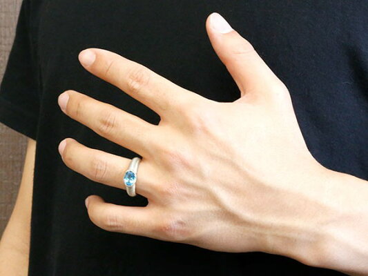 ペアリングホワイトゴールドk10大粒一粒ブルートパーズリング結婚指輪マリッジリング10金指輪プレゼント女性送料無料