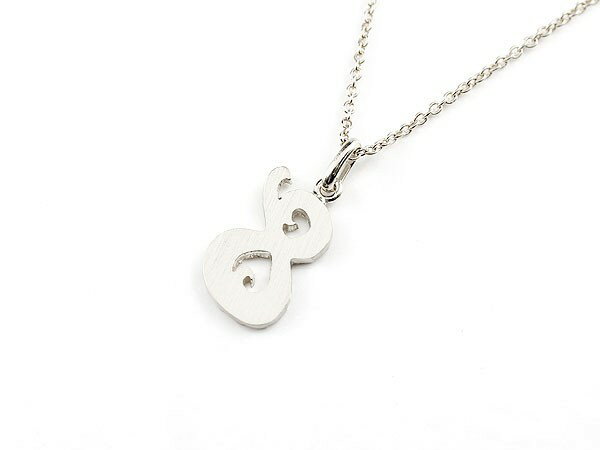 ハワイアンジュエリー 数字 8 キュービックジルコニア ネックレス トップ ペンダント シルバー ナンバー レディース チェーン 人気 送料無料