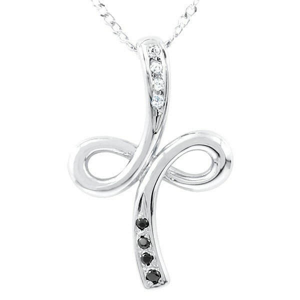 チャーム ペンダントトップ 10金 ホワイトゴールドk10 インフィニティ クロス シンプル チェーン レディース 女性 人気