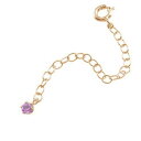 ネックレス 延長 チェーン アジャスターチェーン ピンクトルマリン ピンクゴールドk18 18金 の 送料無料 18k 10月誕生石 人気 普段使い