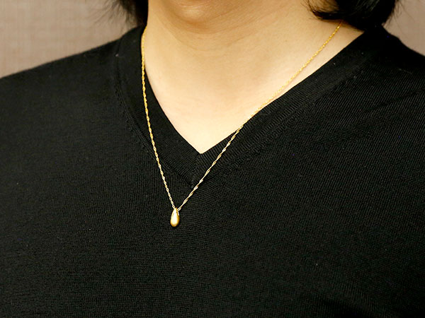 芸能人愛用 24k トップ バー ゴールド メンズ 純金 メンズ トップ 24金ネックレス メンズ 24金 ネックレス きらめく純金の輝き K24 人気 クリスマス トレジャーハンター あすつく ドロップ つゆ シンプル 男性用 メンズアクセサリー