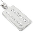 ペンダントトップ プラチナ レディース ネームプレート 文字入れ 刻印 ペンダント pt900 刻印 人気 女性 プレゼント 彼女 妻 贈り物 記念日 お祝い ...