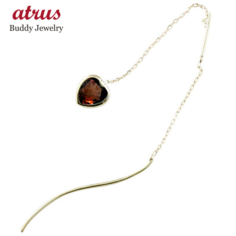 18金ピアス18k揺れる落ちないピ...