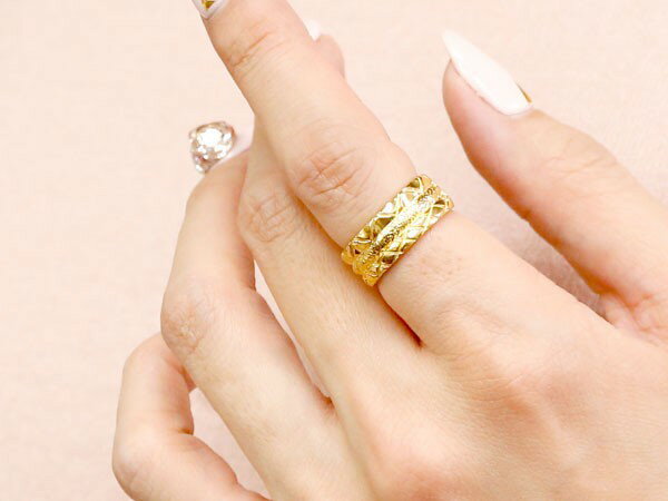 純金 リング 指輪 幅広 k24 24金 ピンキーリング ユニセックス 3