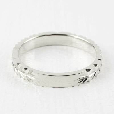 結婚指輪安い18金ペアリング2本セットダイヤモンドハワイアンジュエリー指輪ホワイトゴールドk18イエローゴールドk18マリッジリングカップル