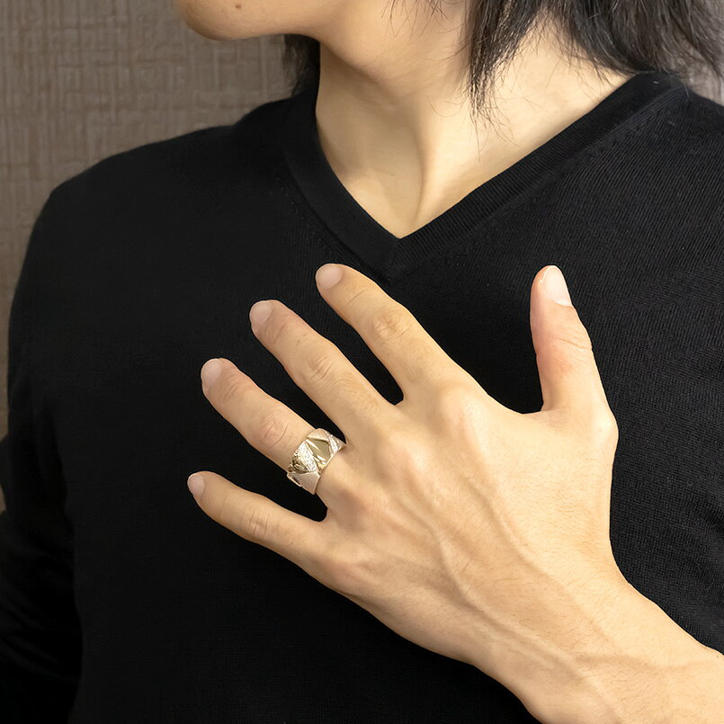 【10%OFFクーポンセール】 プラチナ 18金 リング 指輪 ダイヤモンド レディース 太...