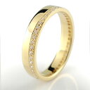 ピンキーリング 18k 18金 リング ダイヤモンド エタニティ ファッションリング フルエタニティリング イエローゴールドk18 ダイヤ ストレート 送料無料 人気 普段使い(4)