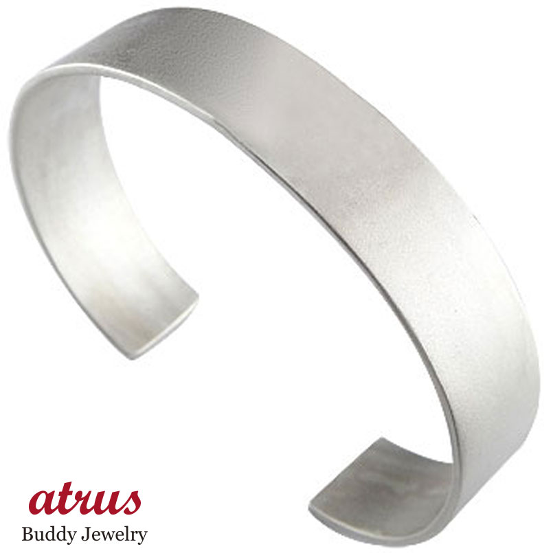 メンズ ブレスレット バングル つや消し シルバー 送料無料 シンプル スタンダード プレゼント ギフト 人気 普段使い