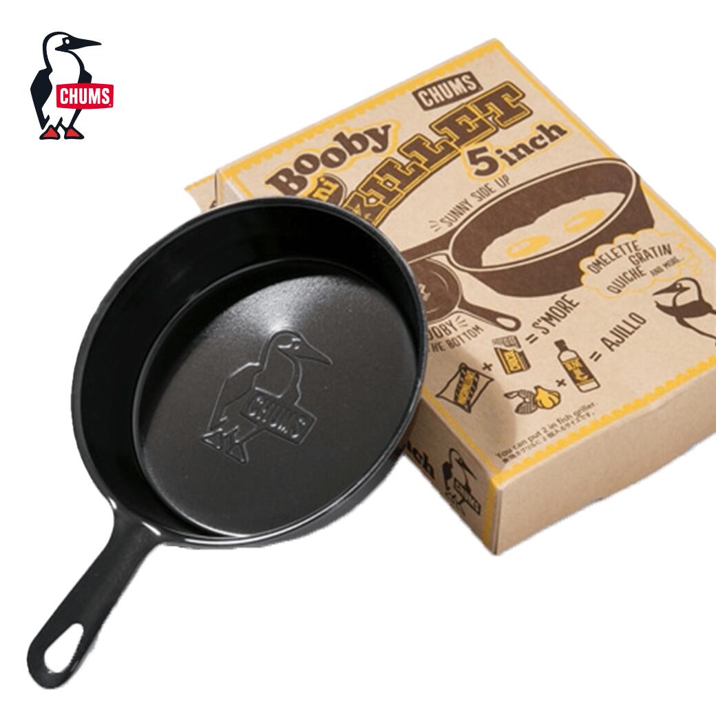 CHUMS チャムス ブービーミニスキレット5インチ Booby Mini Skillet 5 inch ( キャンプ アウトドア キッチン用品 ) CH62-1197