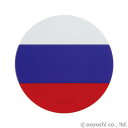 国旗柄コースター ロシア ワールドフラッグコースター RUSSIA 027949