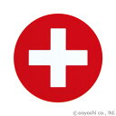 国旗柄コースター スイス ワールドフラッグコースター SWITZERLAND 027994