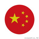 国旗柄コースター 中国 ワールドフラッグコースター CHINA 028076