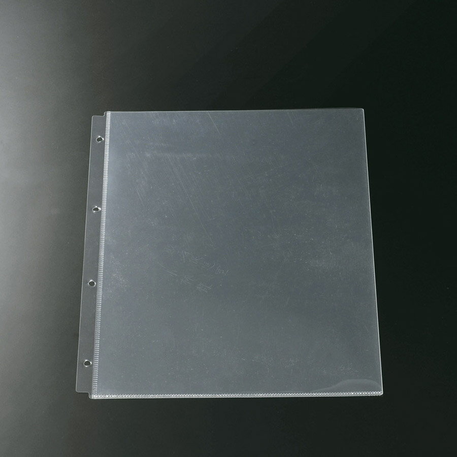 メニュー用中ビニール　A4・4穴　PP・エンボス　PP-4H