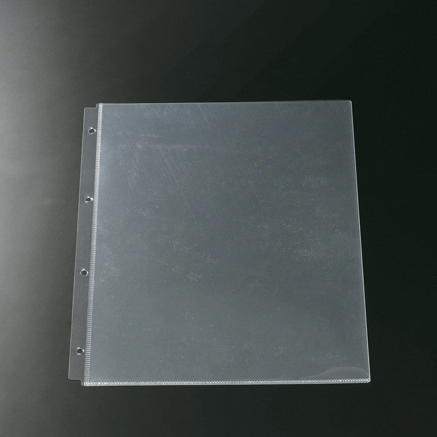 メニュー用中ビニール　A4・4穴　PP・クリア　PPC-A44