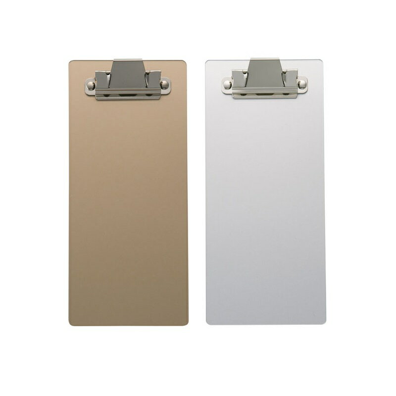 伝票ホルダー W90xH205mm 金具クリップ付 ポリ塩化ビニル BH-3 えいむ(Aim) ゴールド・シルバー