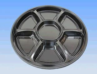 オードブル容器　φ480×50mm　本体+嵌合蓋　120個セット　KS-670+嵌合蓋　※沖縄・離島送料別途