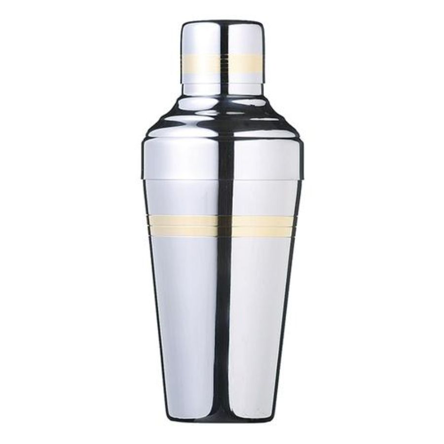 カクテルシェーカー カクテルシェーカー　250ml　部分金バロンシェーカー 09407043