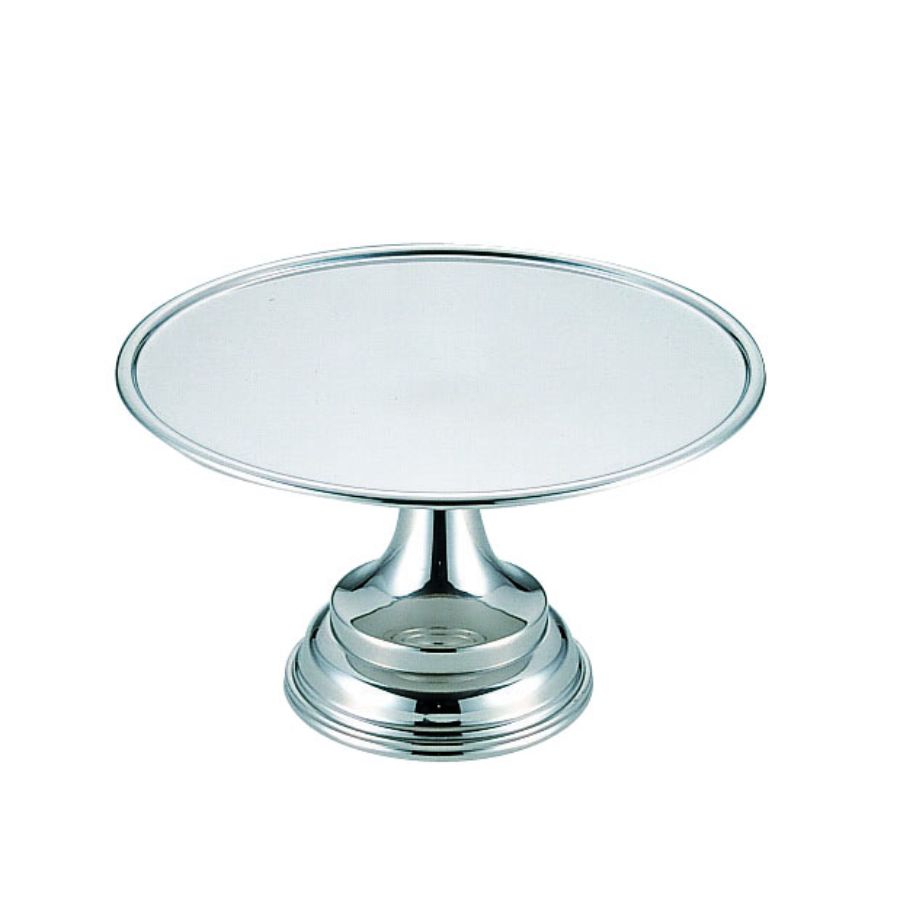 YUKIWAフラットケーキスタンド 10インチ CAKE STAND／PLAIN　03215100【パーティースタンド/アフタヌーンティー/ティーパーティー/ビュッフェ/ケーキ台/ハイティースタンド/スイーツスタンド】誕生会 ヌン活 ホームパーティー