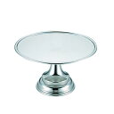 YUKIWAフラットケーキスタンド 12インチ CAKE STAND／PLAIN　03215120【パーティースタンド/アフタヌーンティー/ティーパーティー/ビュッフェ/ケーキ台/ハイティースタンド/スイーツスタンド】誕生会 ヌン活 ホームパーティー