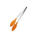 抗菌耐熱カラートング 大(300mm) オレンジ 13809024【キッチン用品・調理器具/下ごしらえ用品/トング/ケーキトング/食べ放題トング/バイキングトン...