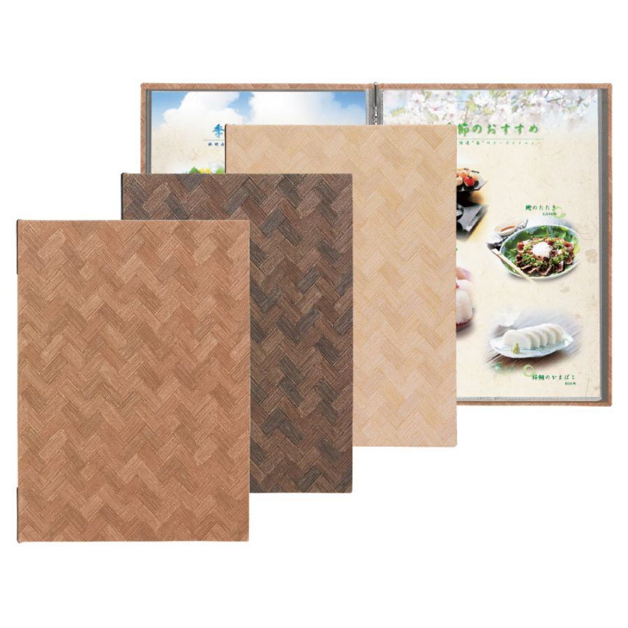 和洋メニューブック　A4・4ページ ピンタイプ　LS-707　シンビ(SHIMBI)