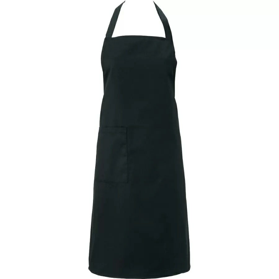 カラーエプロン(X型)　T-63　C-10(ブラック)　チトセ(CHITOSE)　ポリエステル65%、綿35%