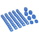 クローク札 101~150番 ブルー 56800BLU スチロールクロークチケットA型