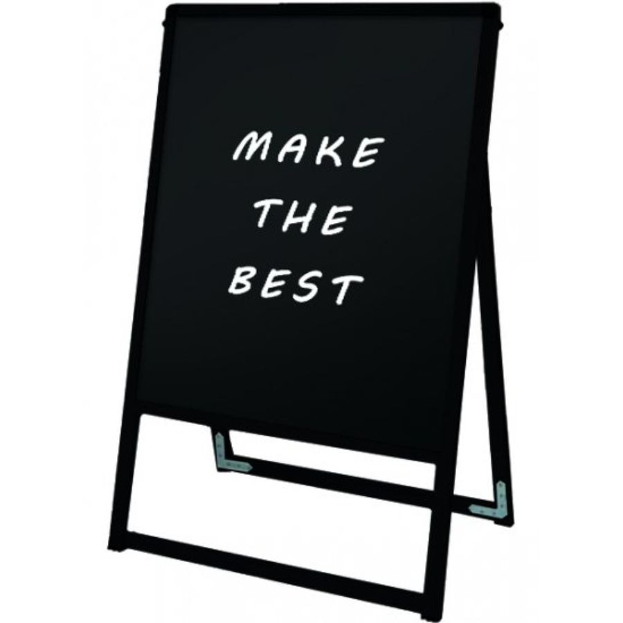 ブラックバリウススタンド看板ブラックボード　450×600片面　BVASKBB-450X600K　※北海道・沖縄・離島 送料別途　※個人宅配送不可