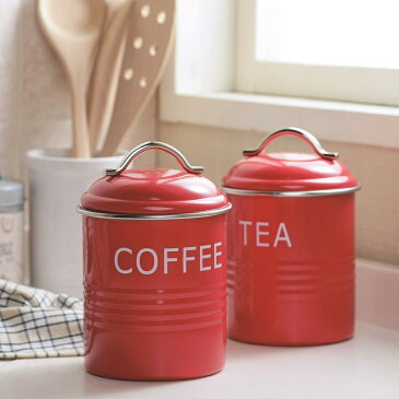 バーネット キャニスター 黒 TEA　SALUS(セイラス)　4521540244144　キッチン雑貨　紅茶保存容器　ストッカー　紅茶缶