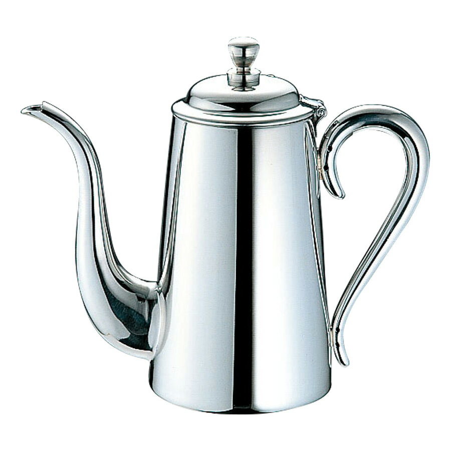 YUKIWA ユキワ コーヒーポットMタイプ 7人用(1000cc) 03031207 COFFEE POT/M-TYPE ステンレス製【コーヒー用品 カフェ レストラン ホテル 厨房 業務用 調理器具 プロ仕様】