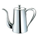 YUKIWA ユキワ コーヒーポットKタイプ 7人用(1000cc) 03032207 COFFEE POT/K-TYPE ステンレス製【コーヒー用品 カフェ レストラン ホテル 厨房 業務用 調理器具 プロ仕様】