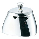 YUKIWA ユキワ　トライアングル シュガーポット 3人用(120cc) 03037260 SUGAR POT/TRIANGLE　ステンレス製【コーヒー用品 カフェ レストラン ホテル 厨房 業務用 調理器具 プロ仕様】