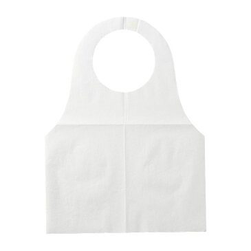 かんたんエプロン L 無地 1ケース2000枚 使い捨て紙エプロン 465×620mm【使い捨てエプロン・服汚れ防止・業務用】