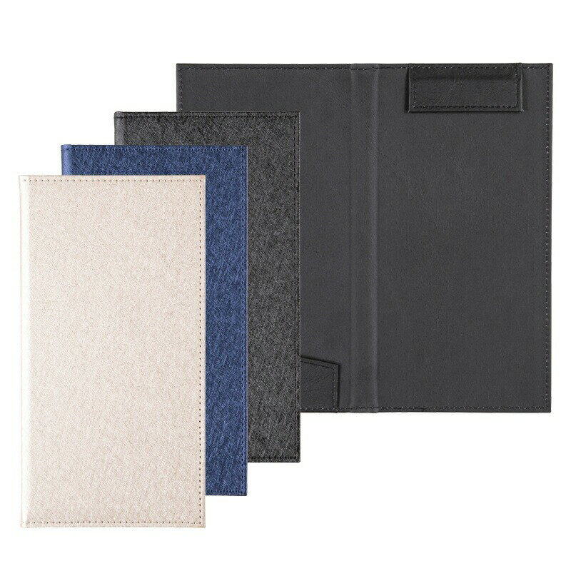 二ツ折伝票ホルダー W115xH220mm マグネットクリップ付　ポリ塩化ビニル　TF-201 シンビ(SHIMBI)