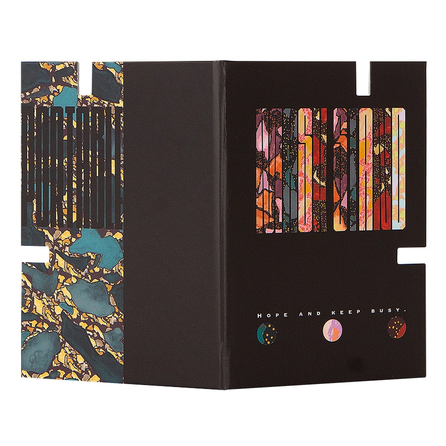 紙製マスクスタンド　ストーン　4580039175062　マスク置き場　MS-006　身だしなみチェックのミラー付..