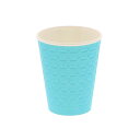 エンボス紙コップ 260ml(9オンス) 1,000個 モデレカップ9oz ターコイズ ※沖縄・離島 送料別途 MDC-012