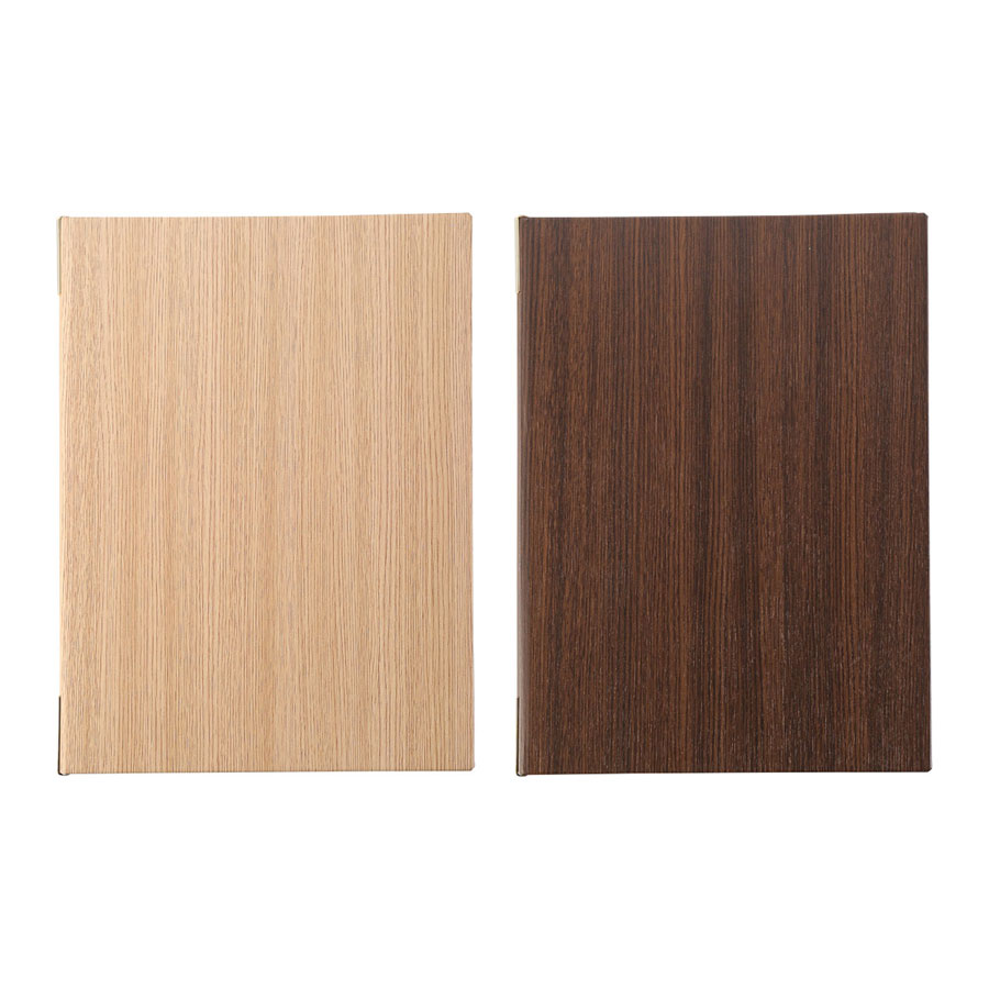 洋風メニューブック　B5・4ページ　ピンタイプ・ビニールペーパー(表面強化・汚れ防止・抗菌・防カビタ..