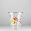 プラスチックカップ 410ml(14オンス) 96mm口径 1,000個 (PET製) アニマル ※北海道・沖縄・離島 送料別途 ※個人宅配送不可 (東名化学)